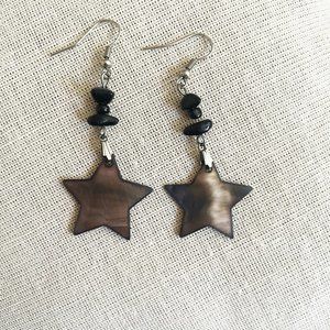 Mother of Pearl Star Earrings